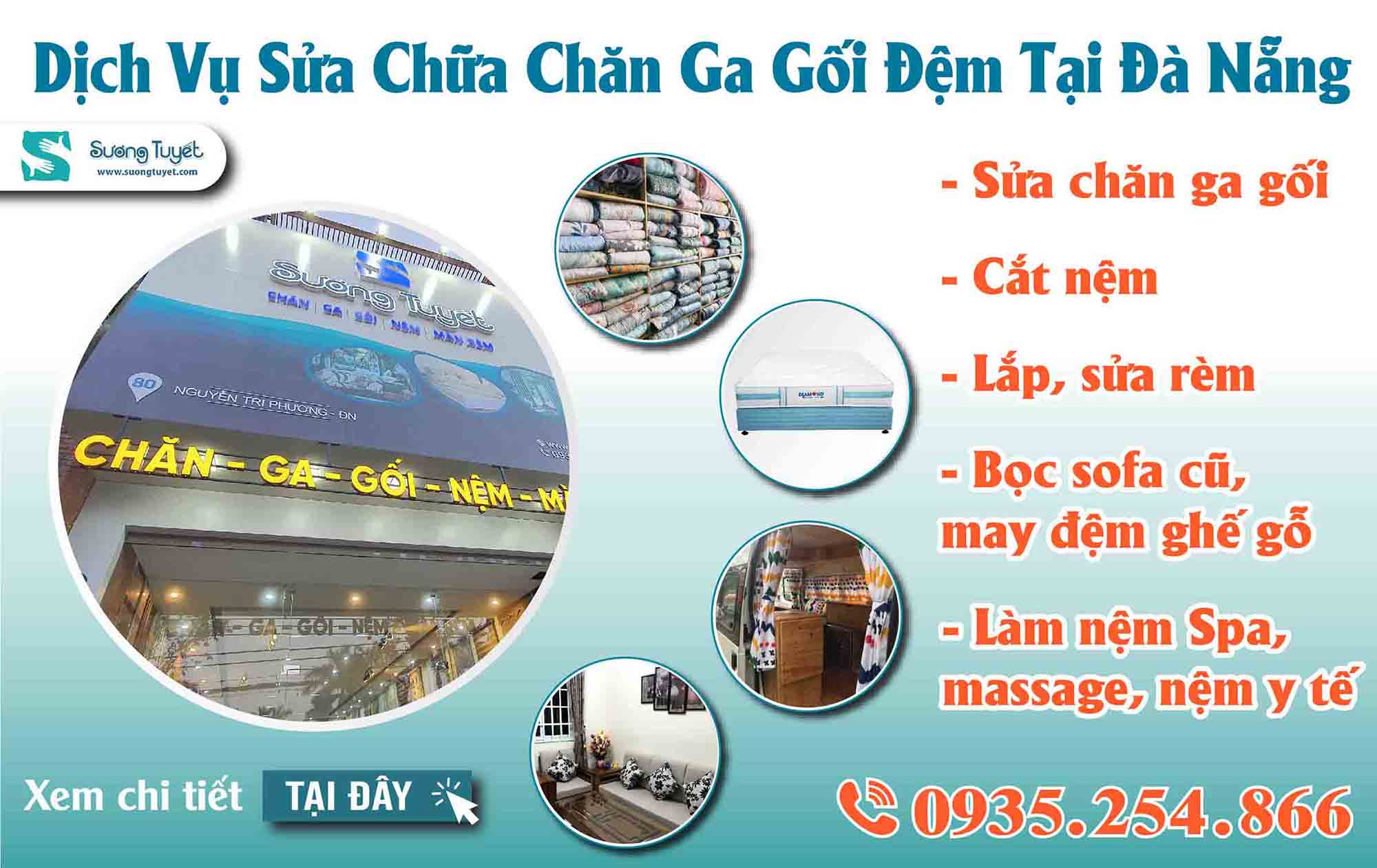 Dịch vụ sửa chữa chăn ga gối nệm Đà Nẵng