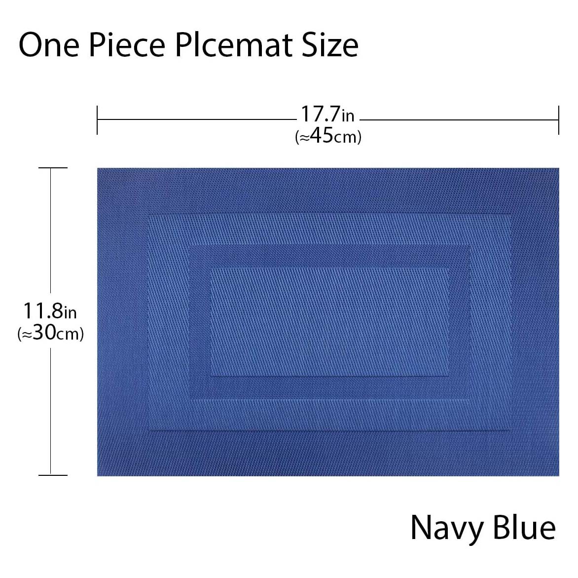 Kích thước phổ biến của tấm lót ly là 30 x 45cm