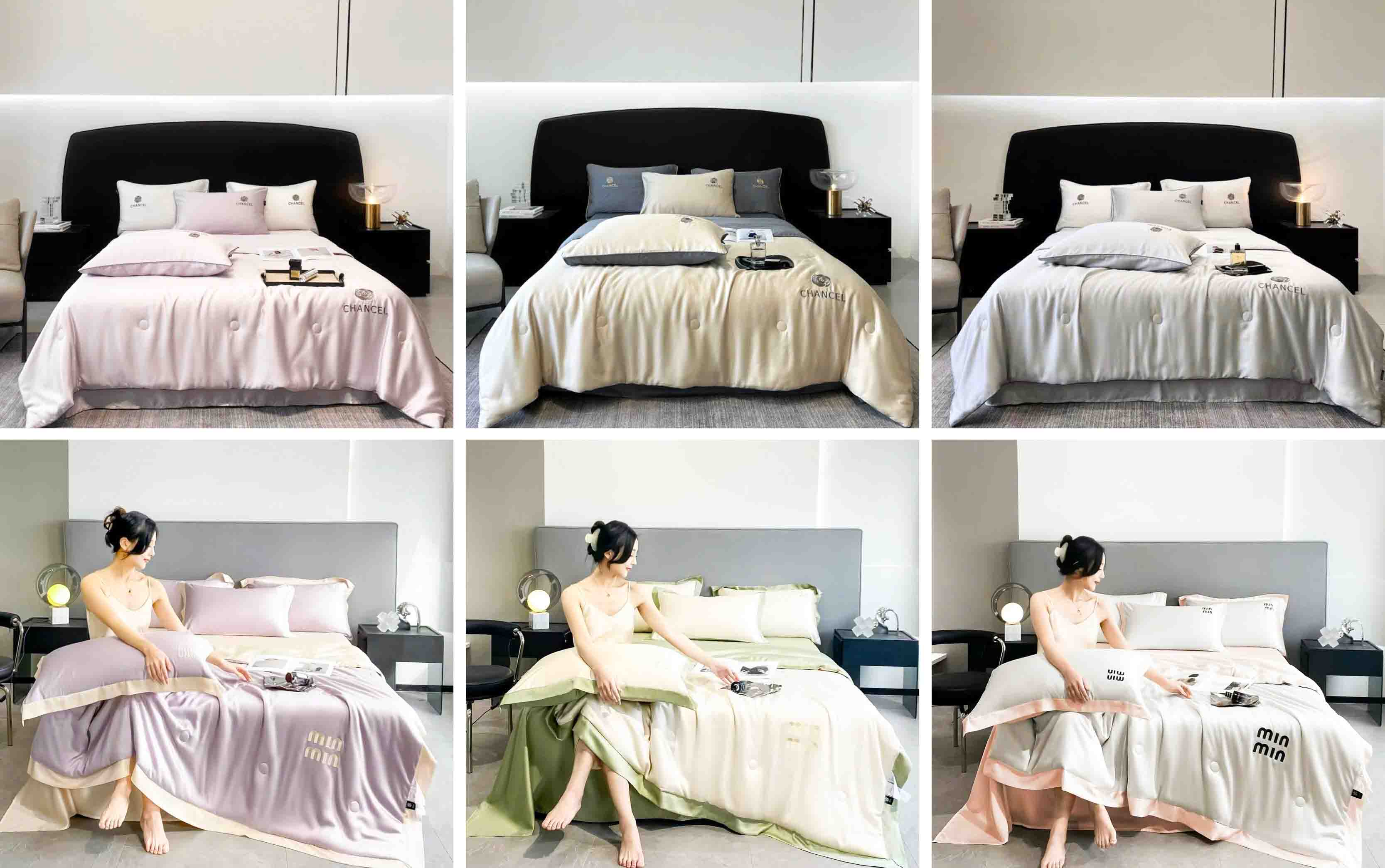 Combo vải lụa minmin giá rẻ.
