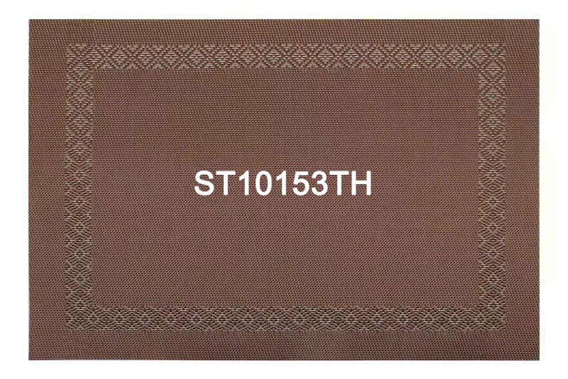 Mẫu tấm lót bàn ăn ST10153TH màu nâu.