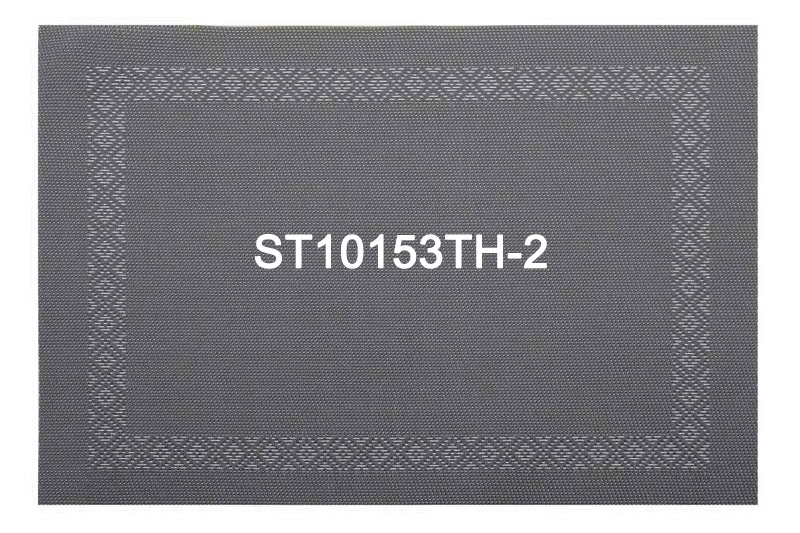 Mẫu tấm lót bàn ăn ST10153TH-2 màu xám.