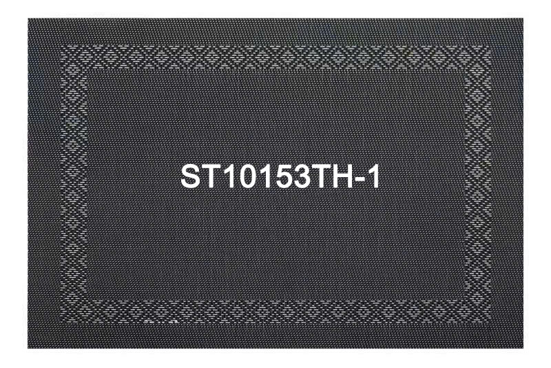 Mẫu tấm lót bàn ăn ST10153TH-1 màu đen.