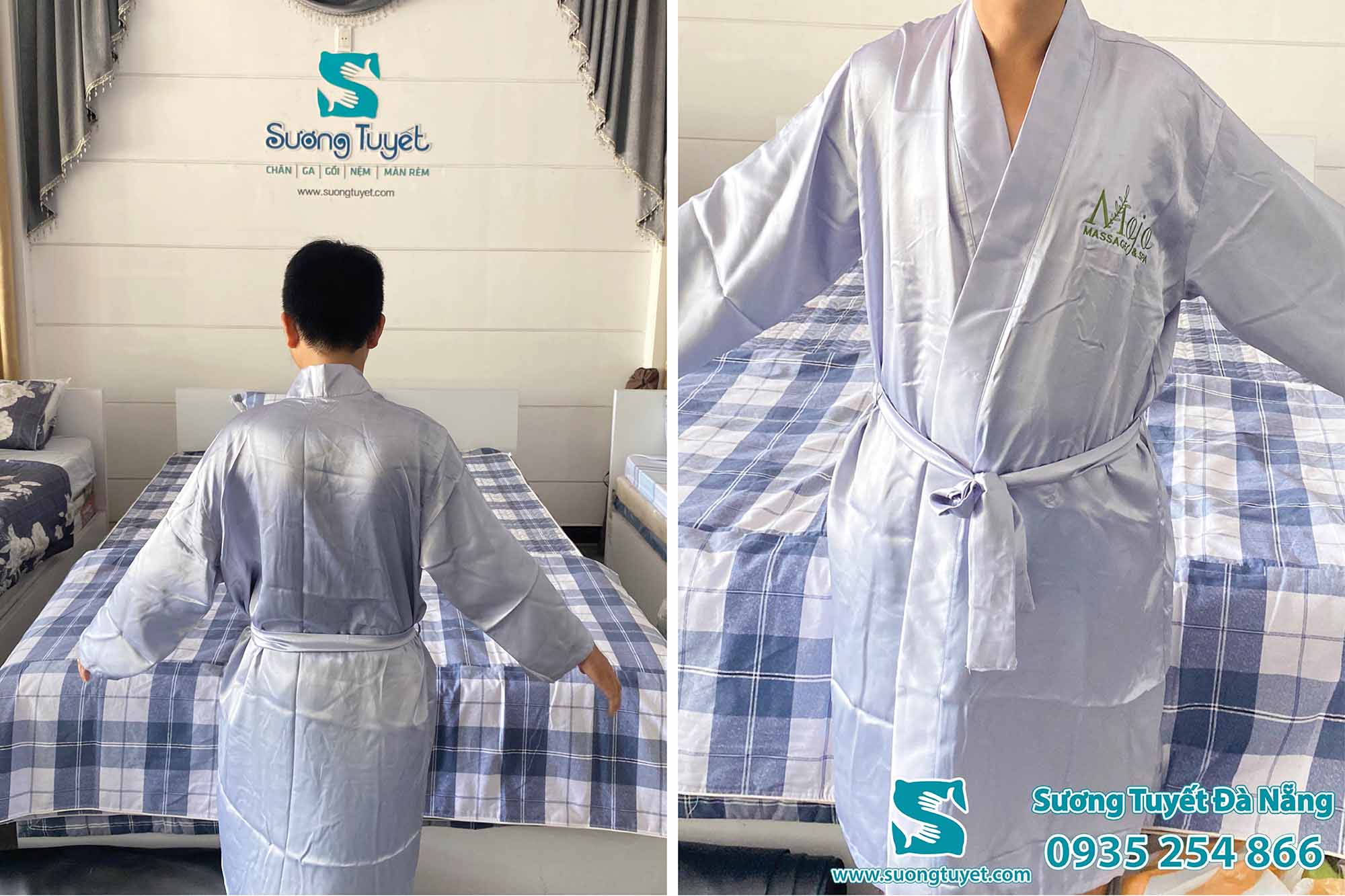 Áo Spa cũng được cung cấp đa dạng nhiều mẫu mã.