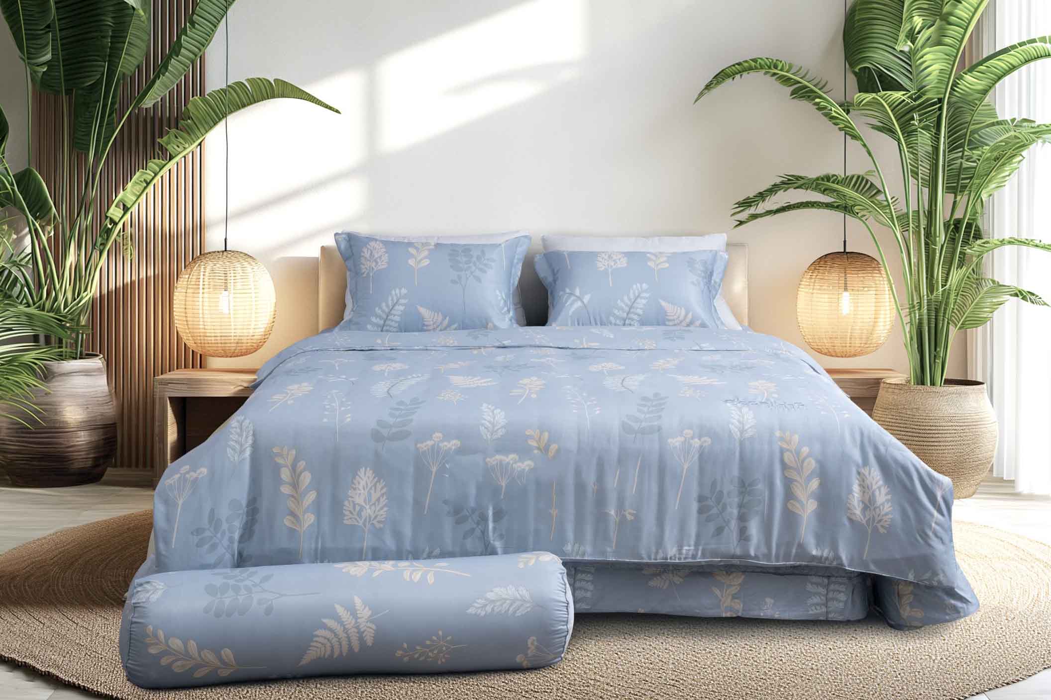 Trải nghiệm tencel cotton như đang hòa quyện cùng thiên nhiên.