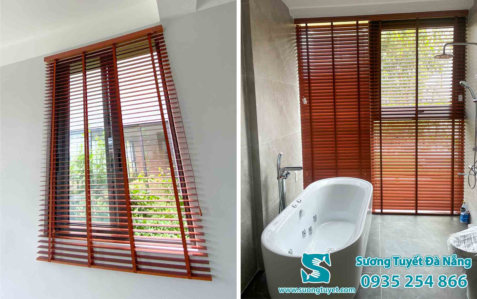 Sương Tuyết lắp rèm resort Casamia Hội An.