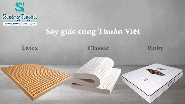 Các sản phẩm nệm Thuần Việt Đà Nẵng
