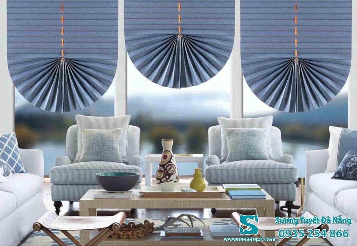 Rèm Roman rẽ quạt đem đến sự sang trọng tối đa cho mọi công trình.