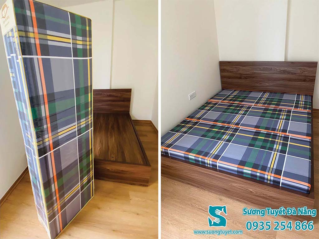 Dễ dàng gấp gọn để vệ sinh và trải ra khi cần nằm.