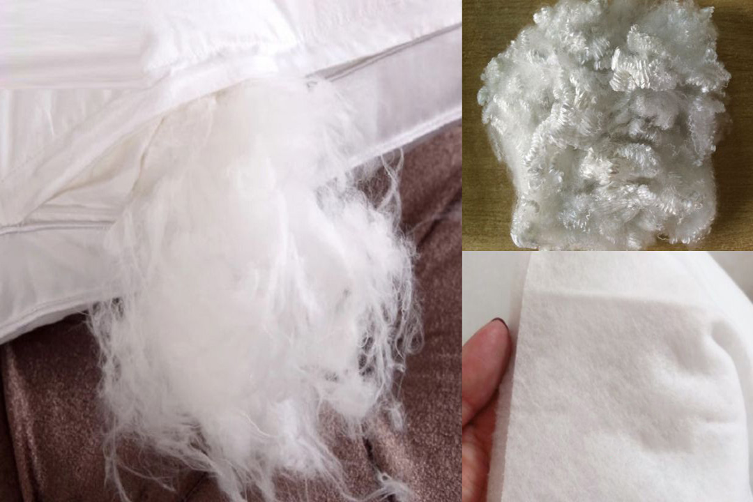 Lớp ruột bông bên trong có rất nhiều loại và sẽ quyết định giá sản phẩm.