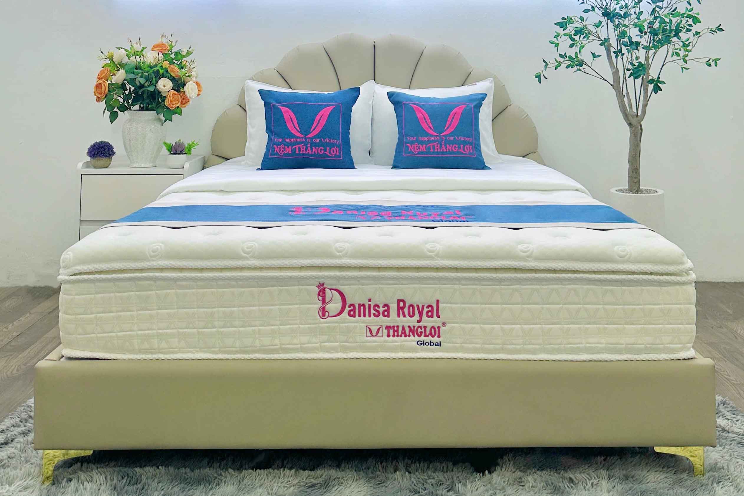 Nệm lò xo túi Thắng Lợi Danisa Royal có thiết kế đẹp