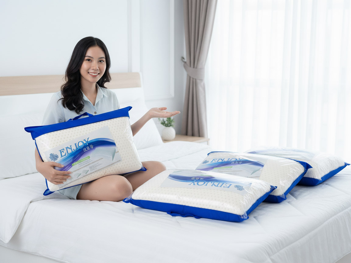 Sương Tuyết cung cấp gối Đà Nẵng Enjoy chính hãng.