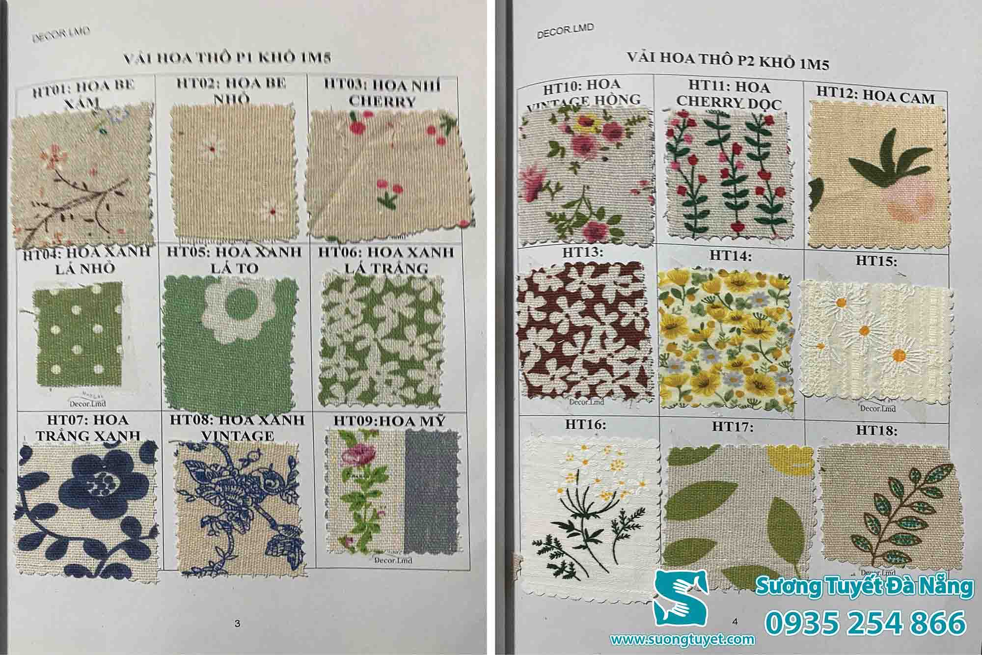 Mẫu rèm linen hoa lá.2.
