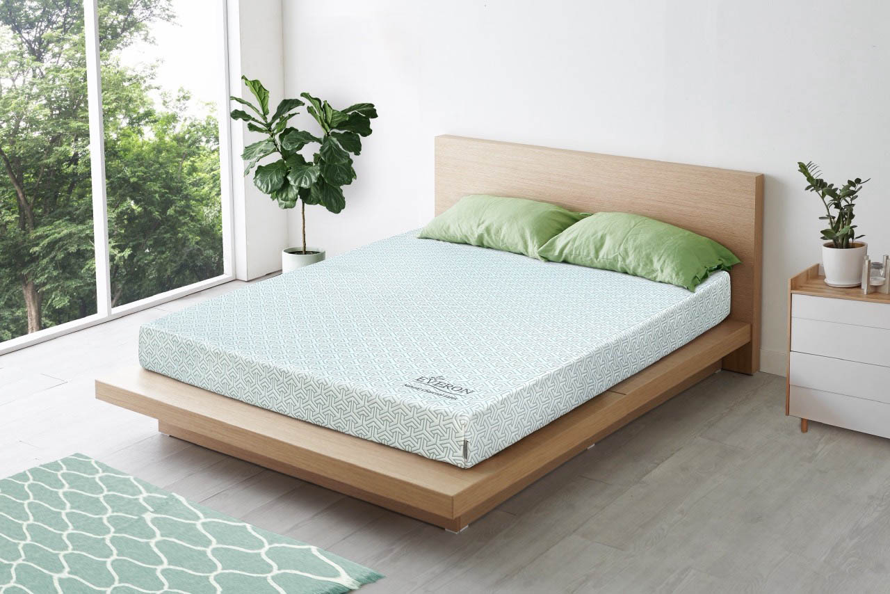 Nệm cao su tự nhiên Everon trông rất hiện đại.