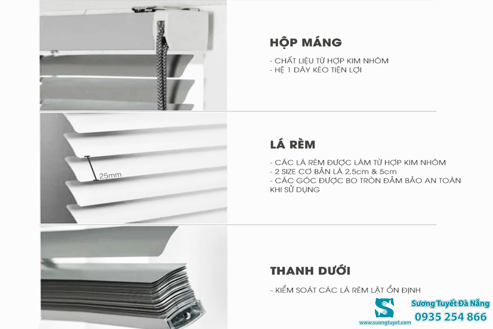 Hệ thống dây kéo tiện dụng dễ xoay lật, xếp lớp.