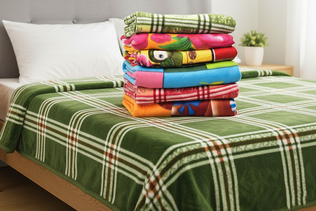 Mền nỉ giá rẻ, ấm áp, phù hợp cho sinh viên hay làm từ thiện.