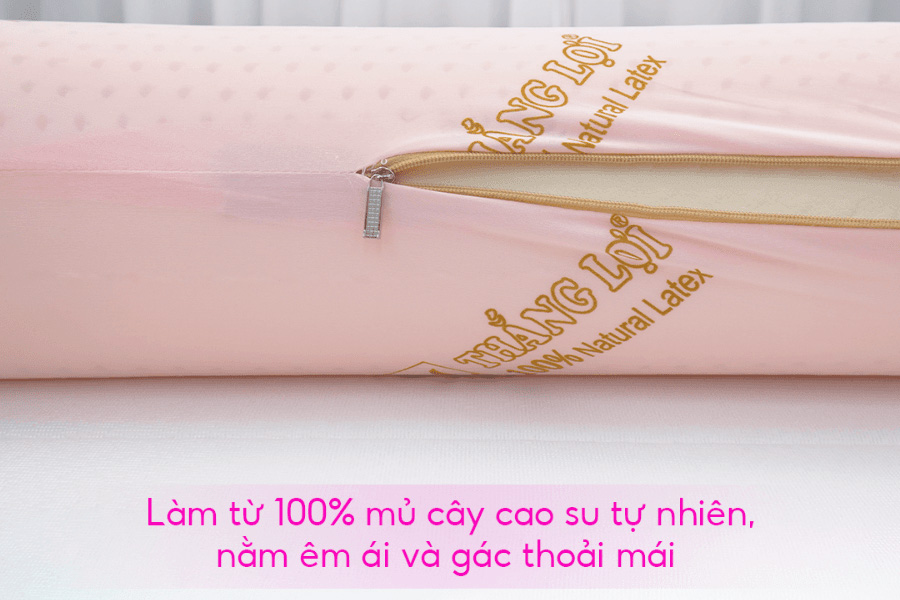 Gối ôm cao su Thắng Lợi được rất nhiều khách hàng ưa thích.