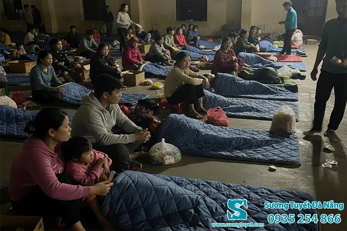 Ngoài ra túi ngủ còn là mặt hàng từ thiện đáng dùng.