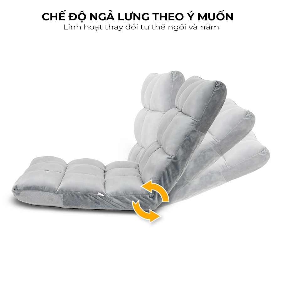 Các chế độ gập dễ dàng để ngả người hợp lý.
