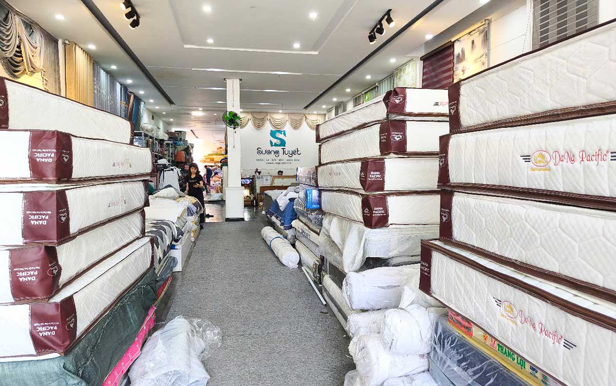 Sương Tuyết chuyên bỏ sỉ nệm Dana Pacific trên toàn quốc.