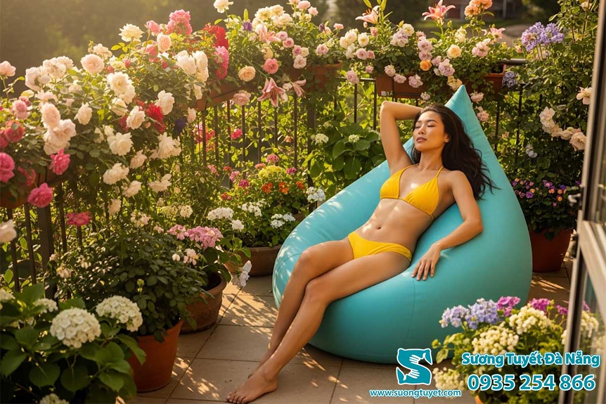 Ghế lười ngoài trời là sản phẩm lý tưởng để giải stress, tắm nắng, thư giãn...