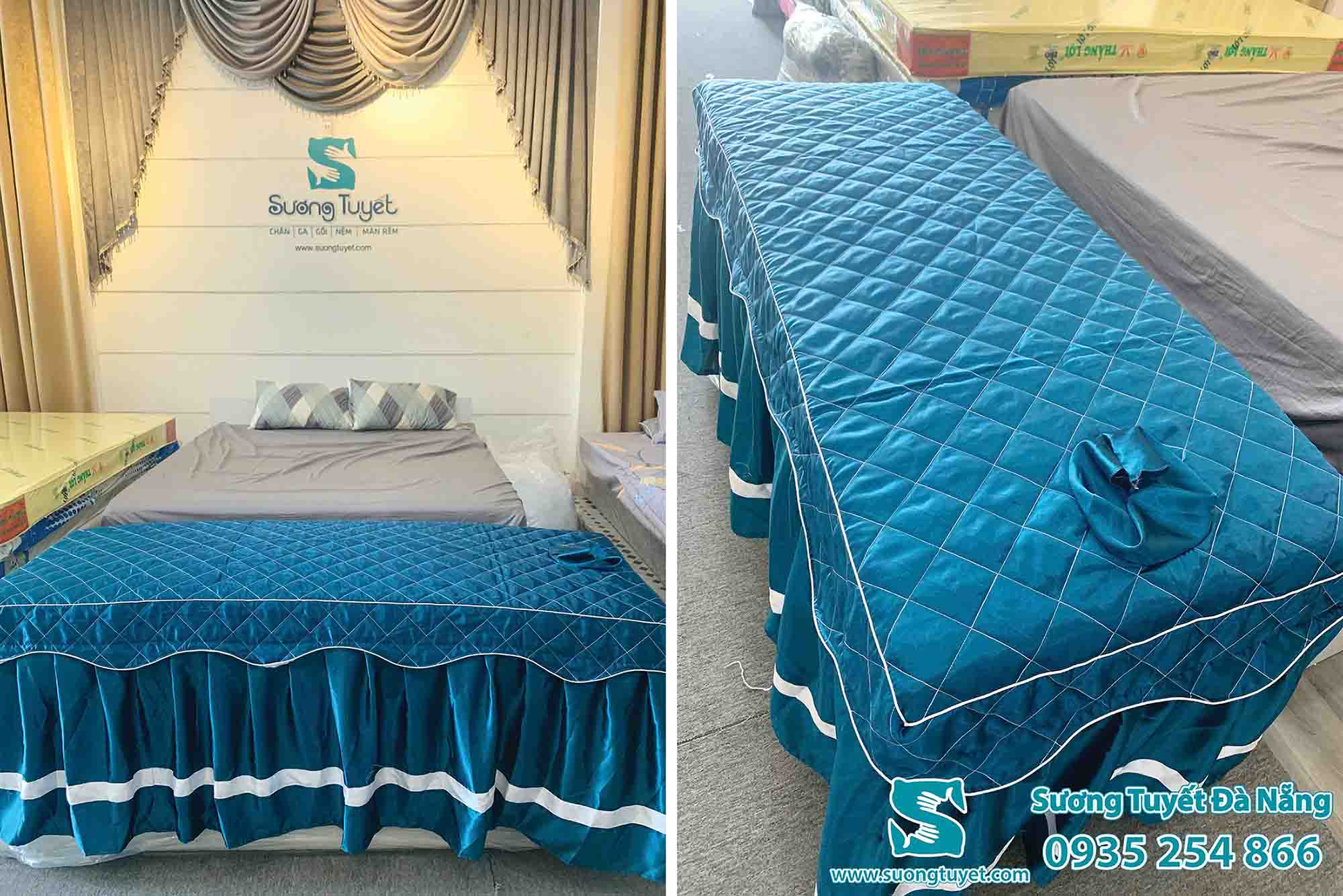 Màu xanh cổ vịt còn thể hiện sự sang trọng, sạch sẽ và yên tâm cho khách.