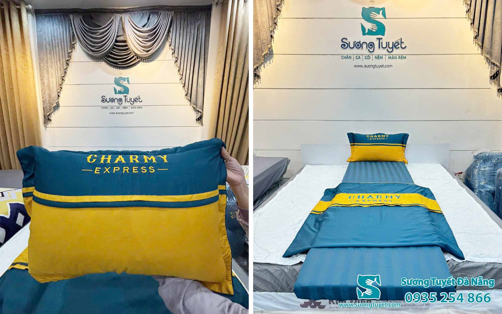Sản phẩm được làm bằng vải tencel cotton nên mượt mà hơn.