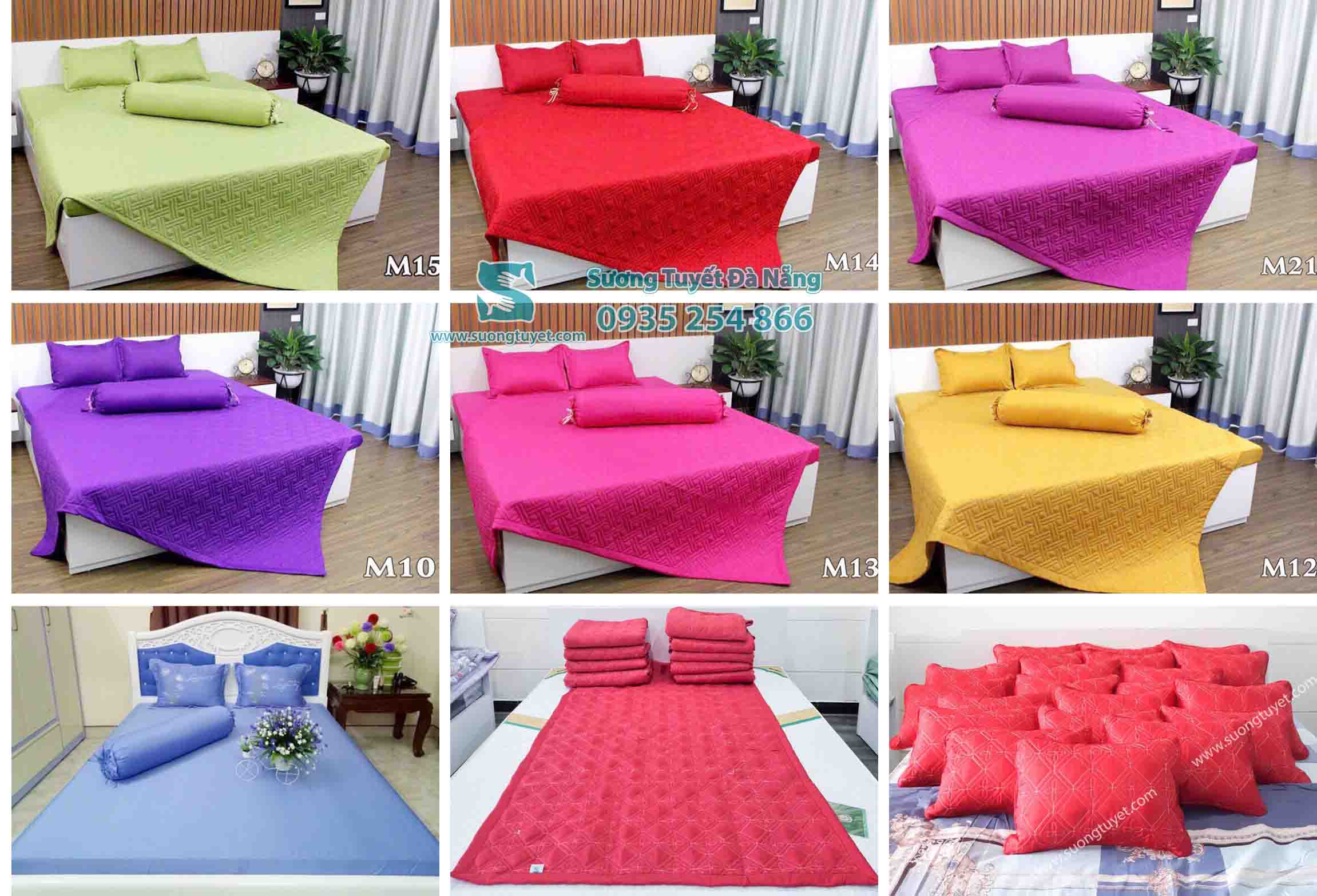 Bảng màu chăn mền ô tô hiện tại ở Sương Tuyết.