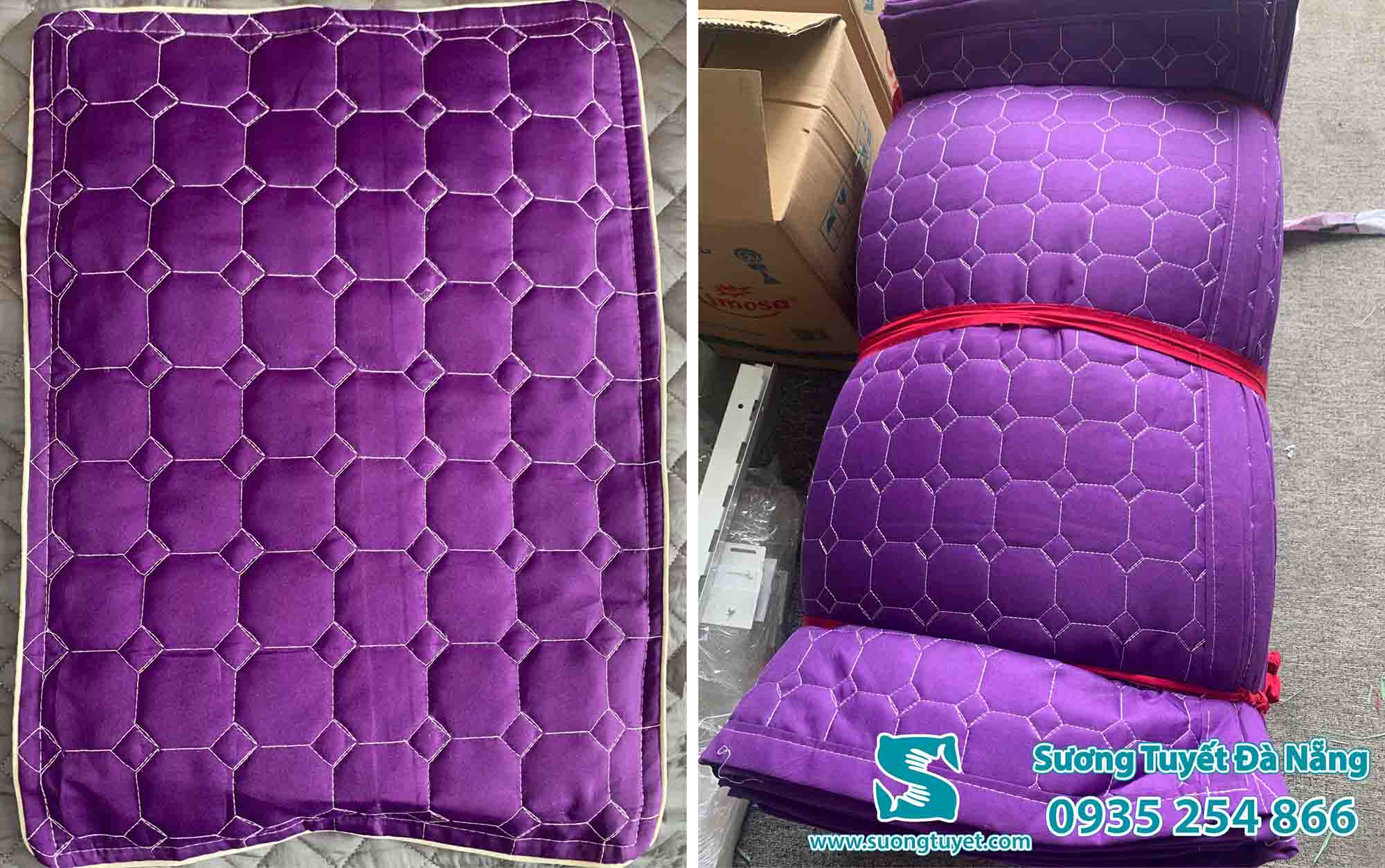 Chăn chần bông cực kỳ chắc chắn nhờ cấu trúc này.