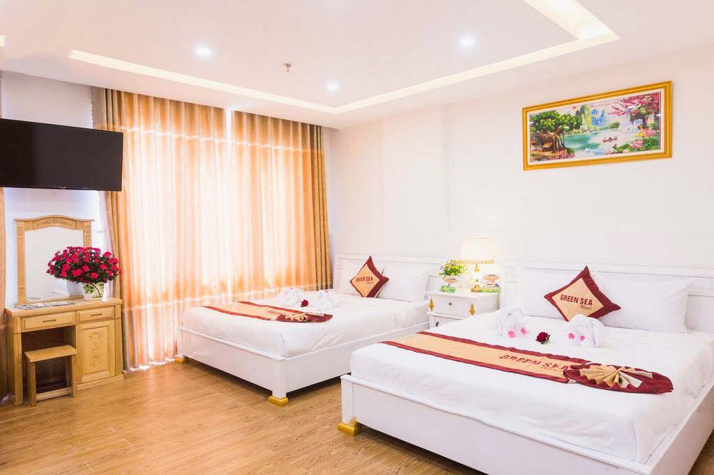 Cần set up màu sắc hài hòa giống như trong khách sạn.