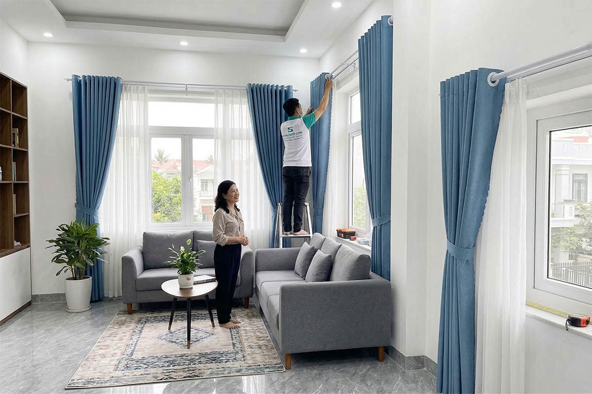 Thi công rèm cửa dự án, nhà ở, căn hộ...