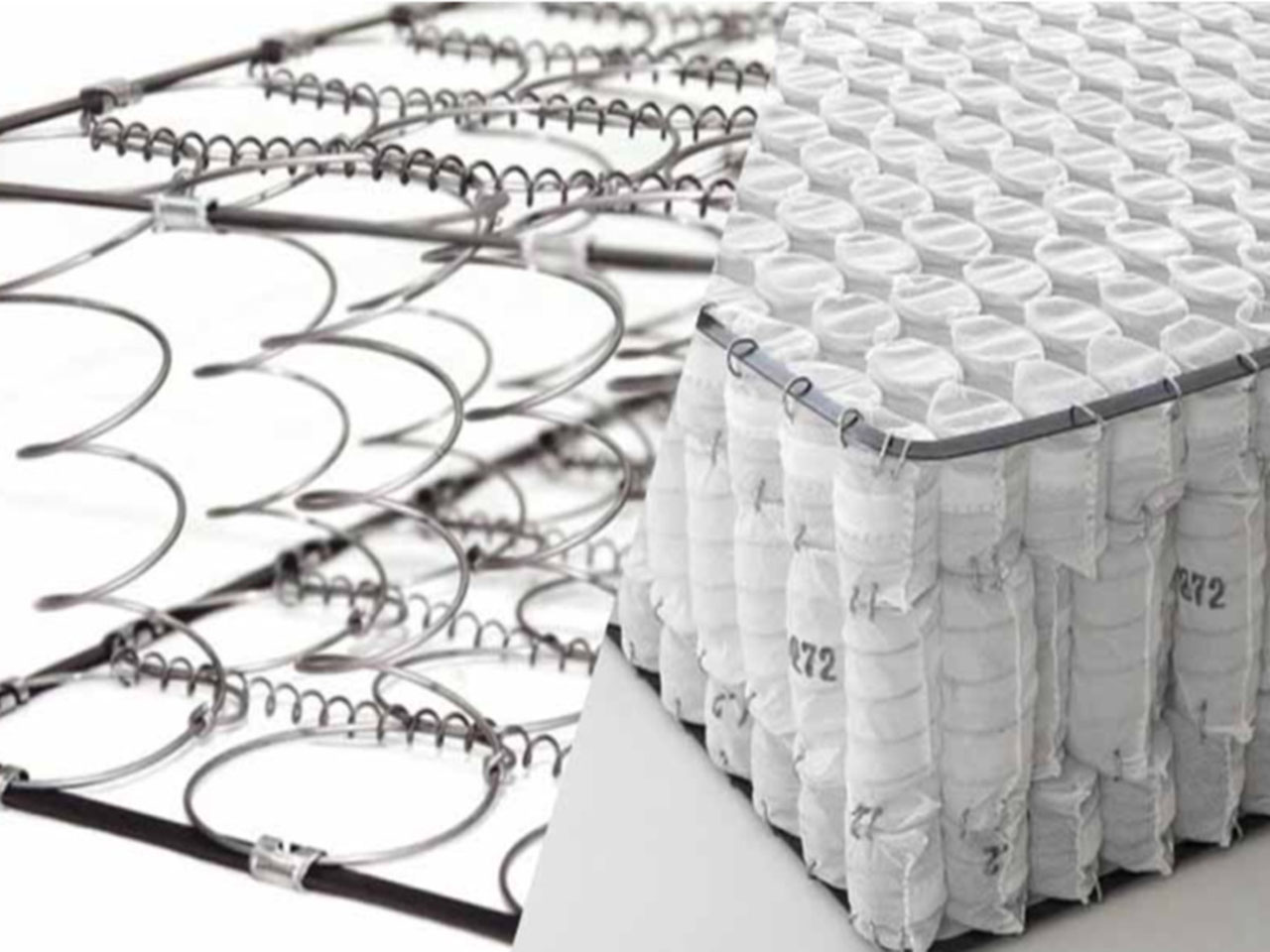 Nệm lò xo truyền thống độ bền thấp, kêu cót két, lớp nâng đỡ mỏng.