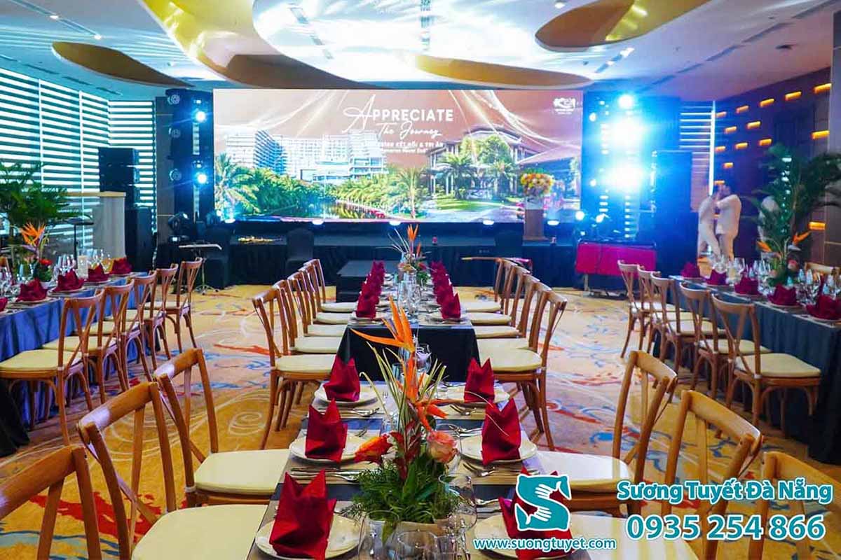 Lần gần nhất hợp tác cùng Koi là để sản xuất khăn bàn, khăn ăn phục vụ Gala Dinner cuối năm.