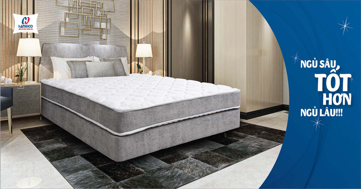 Nệm Hanvico có khá nổi tiếng về độ bền và sự đa dạng.