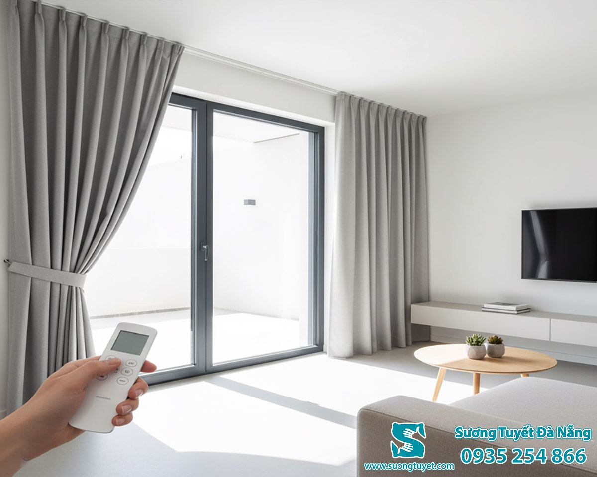 Rèm vải tự động là sản phẩm được ứng dụng nhiều nhất hiện tại.