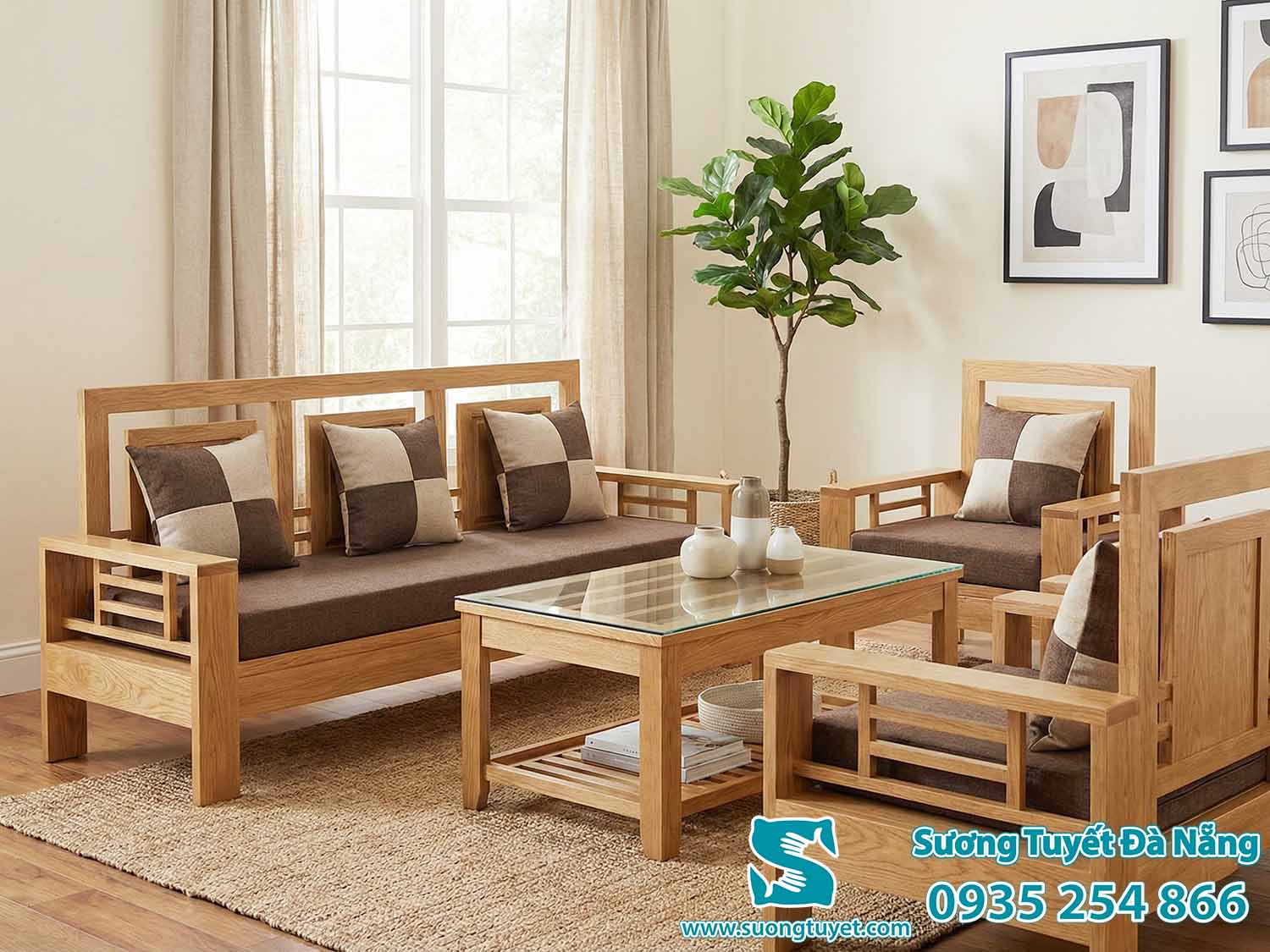 Mua gối tựa caro hãy ghé ngay sương tuyết.