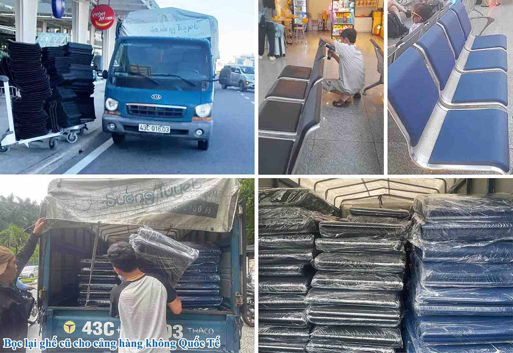 Sân bay Đà Nẵng liên hệ cung cấp 1000 nệm ghế.