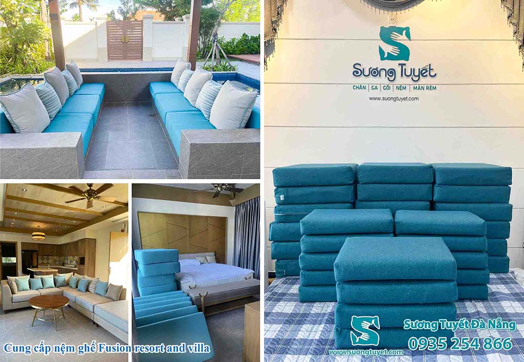 Fusion Resort & Villa Đà Nẵng nổi bật với nệm ghế Sương Tuyết