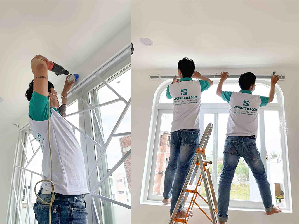 Rèm cửa Sương Tuyết cung cấp trọn gói cho nhà ở, khách sạn, trường học, bệnh viện...