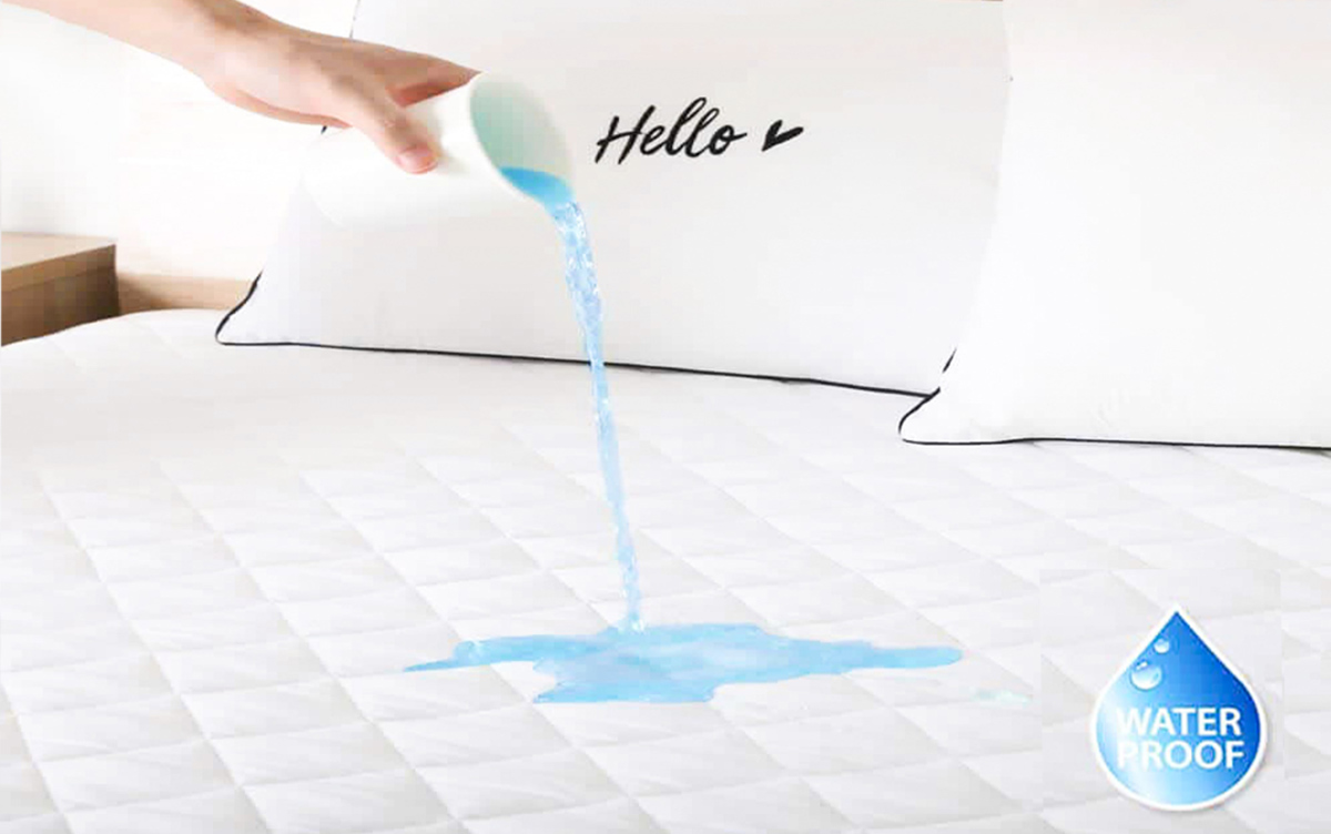 Màn chống thấm bảo vệ nệm khỏi mọi dung dịch.