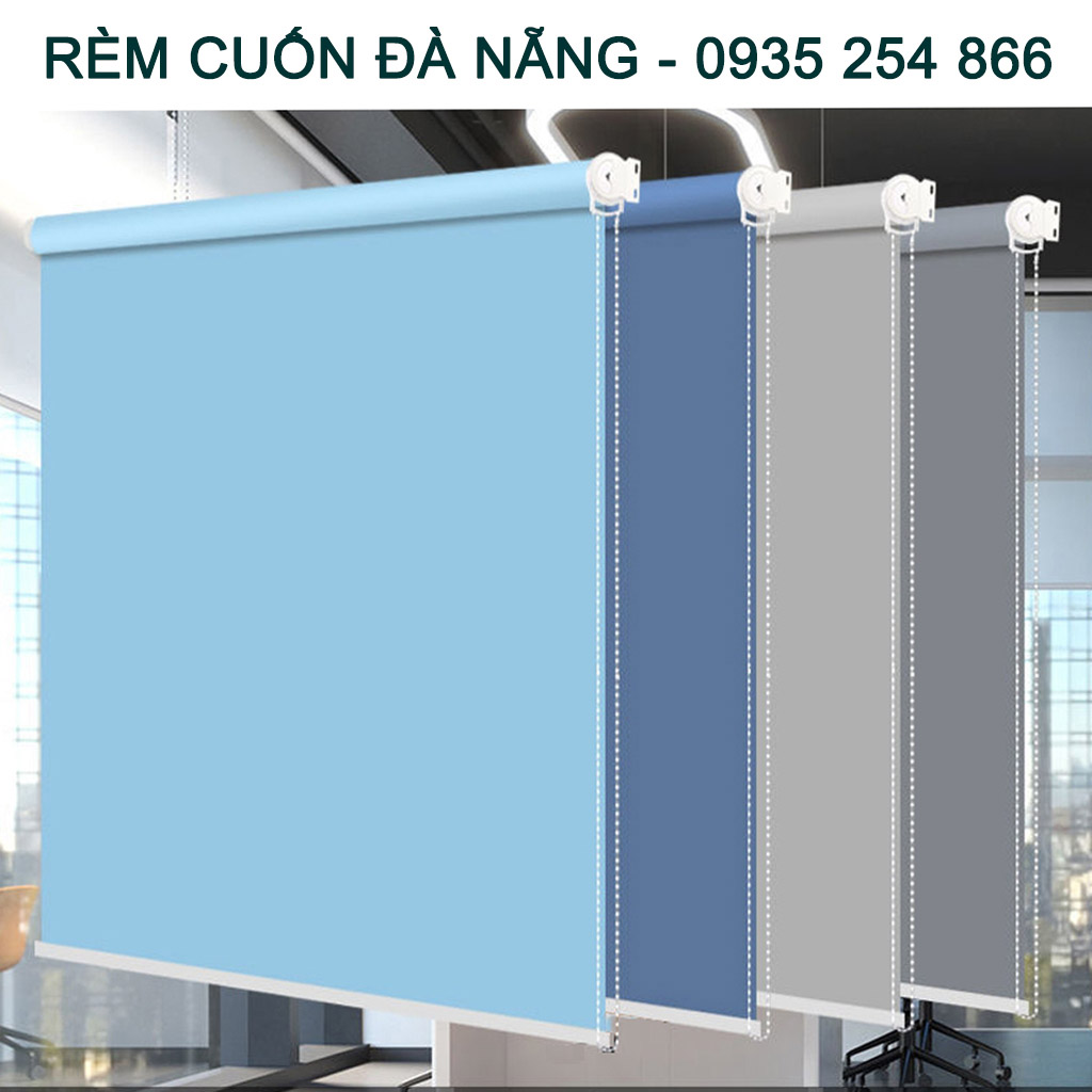 Rèm cuốn trơn lắp đặt nhiều vị trí như phòng khách, phòng ngủ, phòng ăn, phòng vệ sinh...