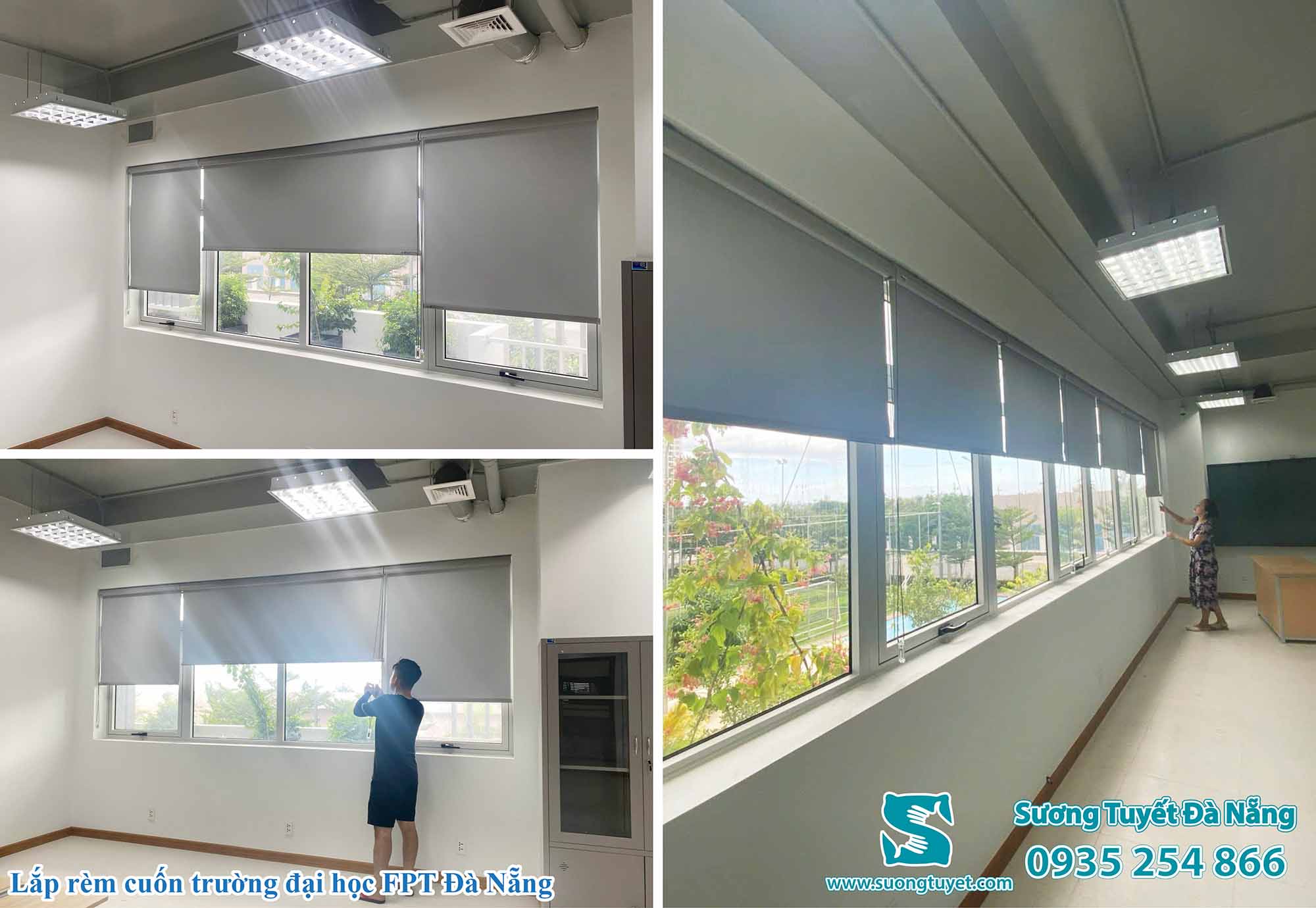 Lắp rèm trường đại học FPT Đà Nẵng.