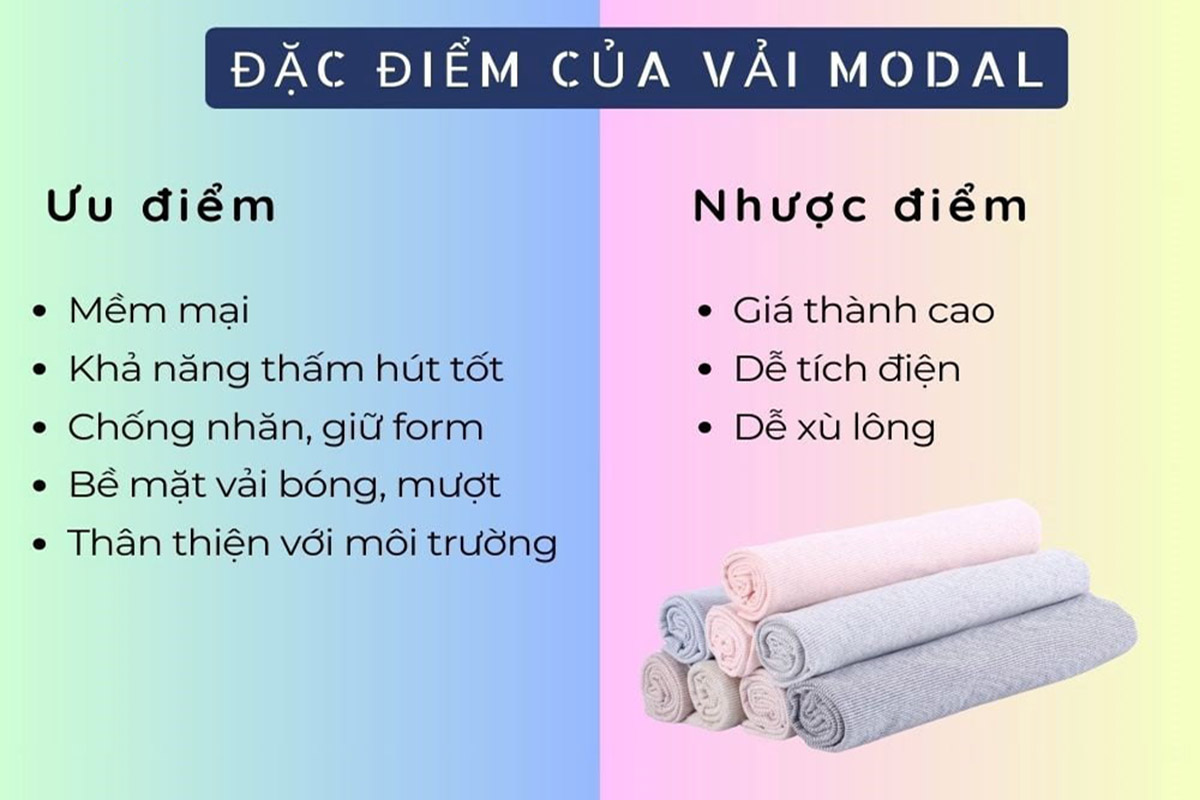 Bảng thông giá ưu và nhược điểm của chăn ga Modal.