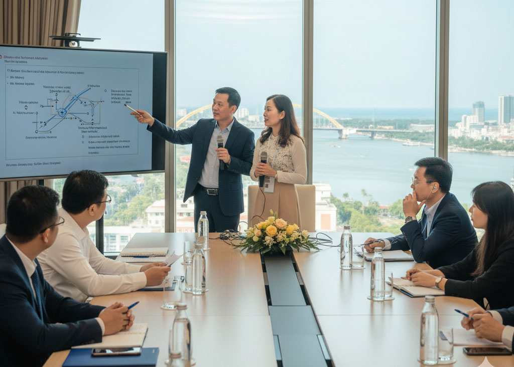 Cam kết bảo mật thông tin khách hàng thông qua các cuộc thông dịch cho đối tác.