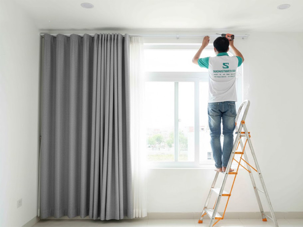 Dịch vụ thi công rèm cửa Đà Nẵng nhà ở, doanh nghiệp, khách sạn Sương Tuyết.