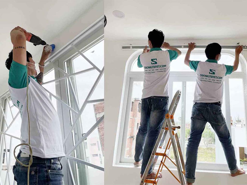 Đội ngũ nhân sự rèm cửa Đà Nẵng thi công mọi nơi