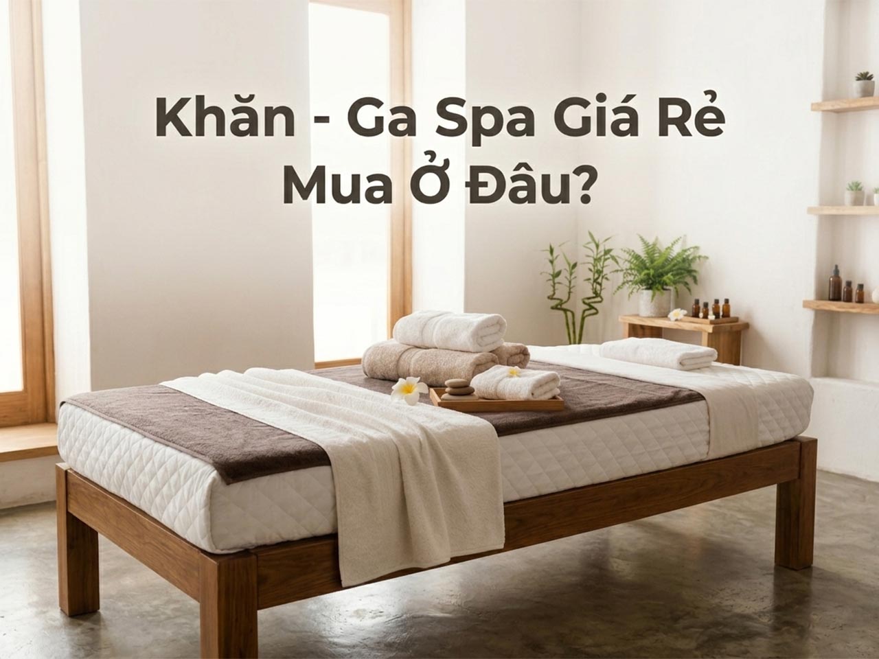 Bật mí địa chỉ mua chăn ga gối Spa giá rẻ.