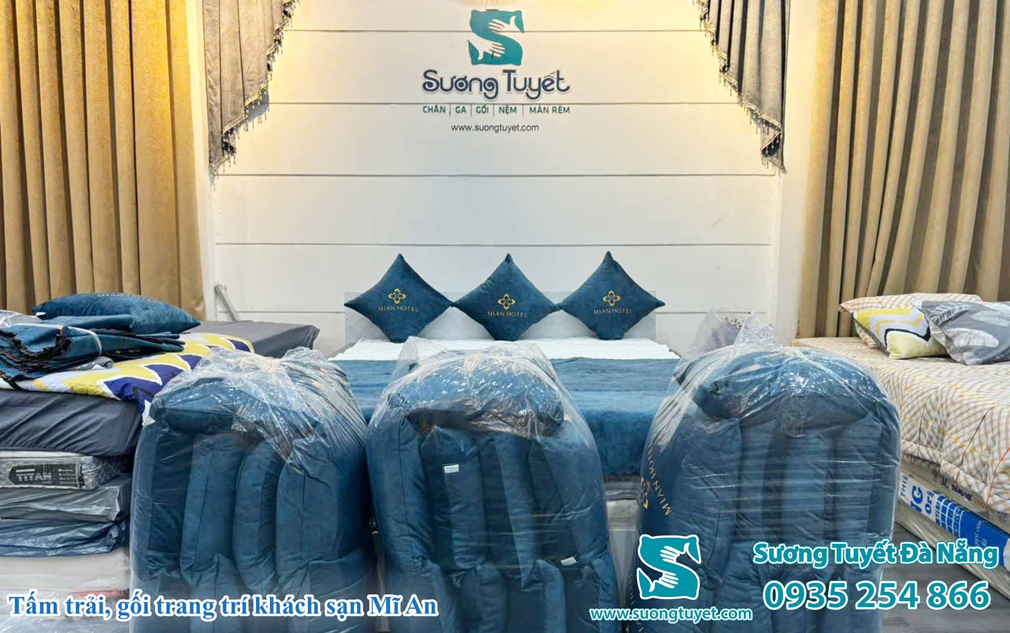 Sương Tuyết chuyên sản xuất hàng khách sạn đầy đủ combo.