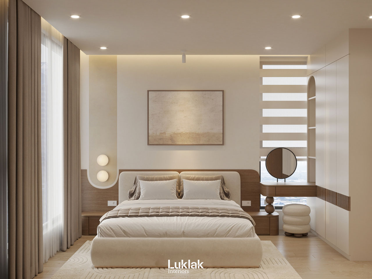 Tổng thể không gian kiến trúc độc đáo tại Sun Cosmo.