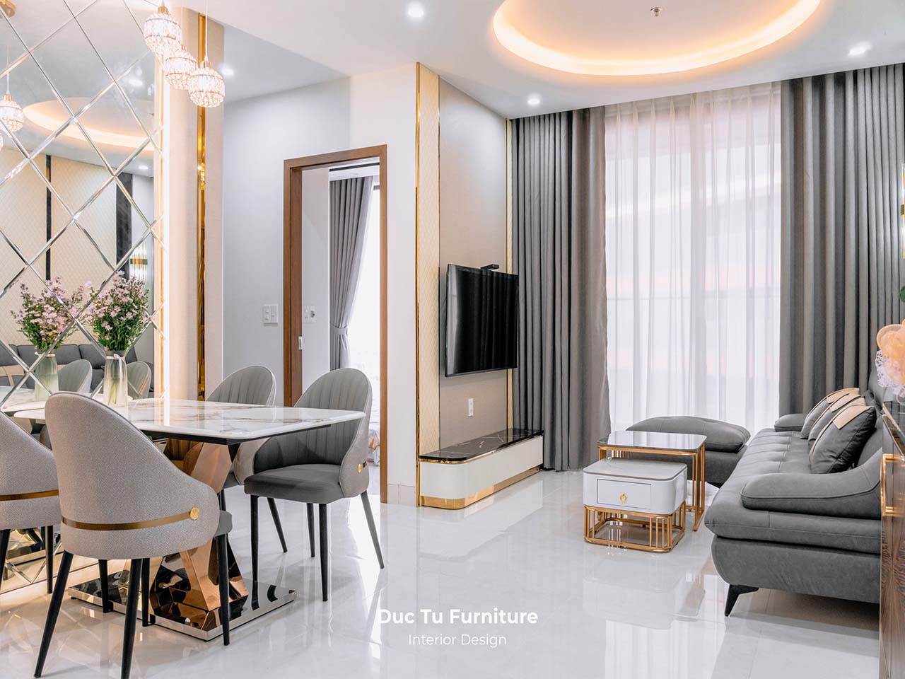 Phong cách thiết kế hiện đại của Đức Tú Furniture.