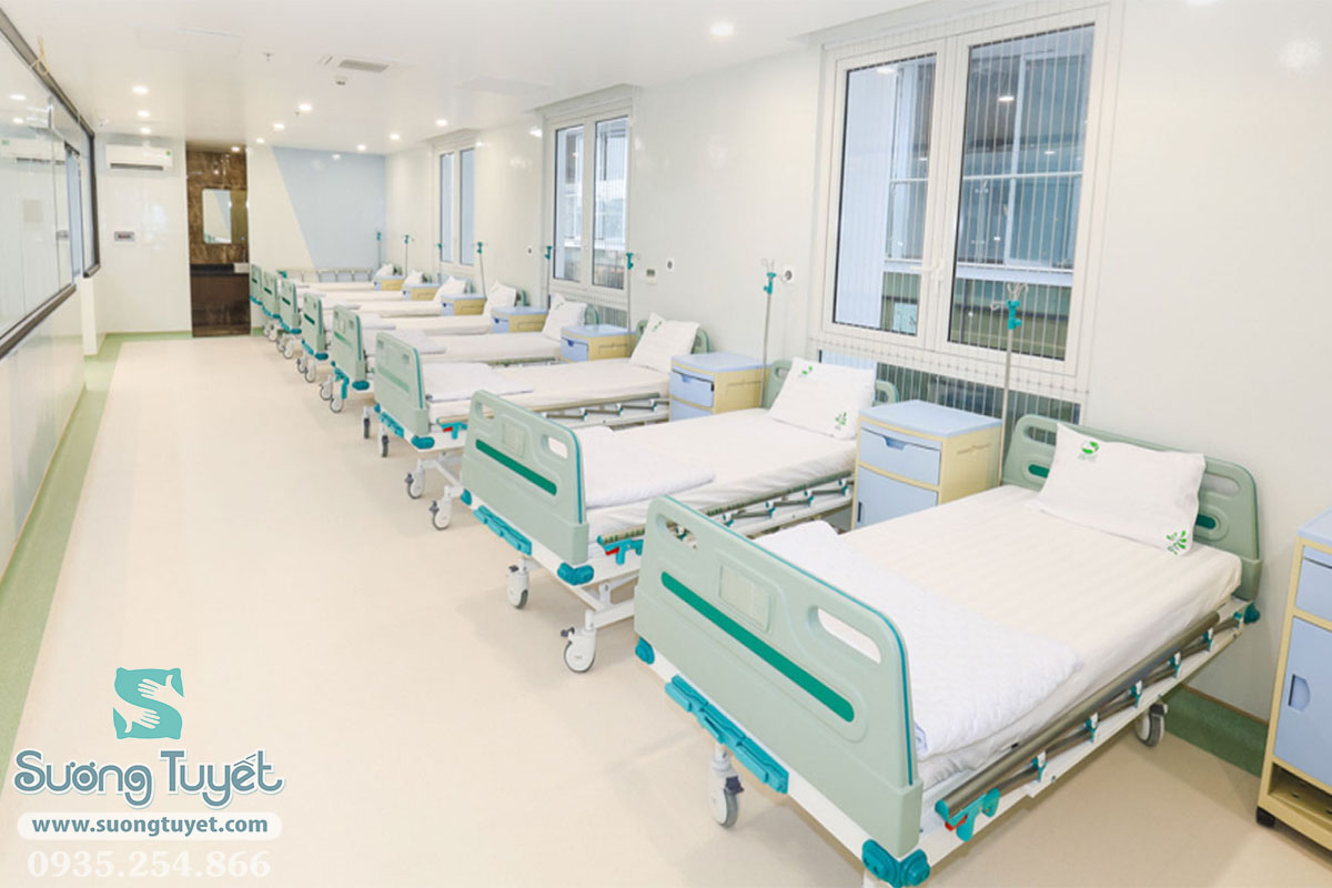 Các sản phẩm chăn ga bệnh viện được làm theo quy chuẩn cao và vô trùng.
